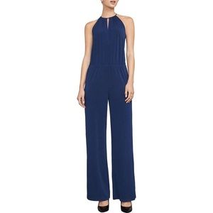 BCBG Brittany Solid Cutout Jumpsuit